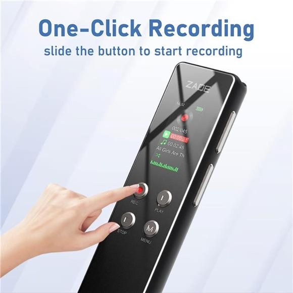 Voice Activated Recorder Spy Digital Audio 64 GB For With MP3 Player - Picture 5 of 6